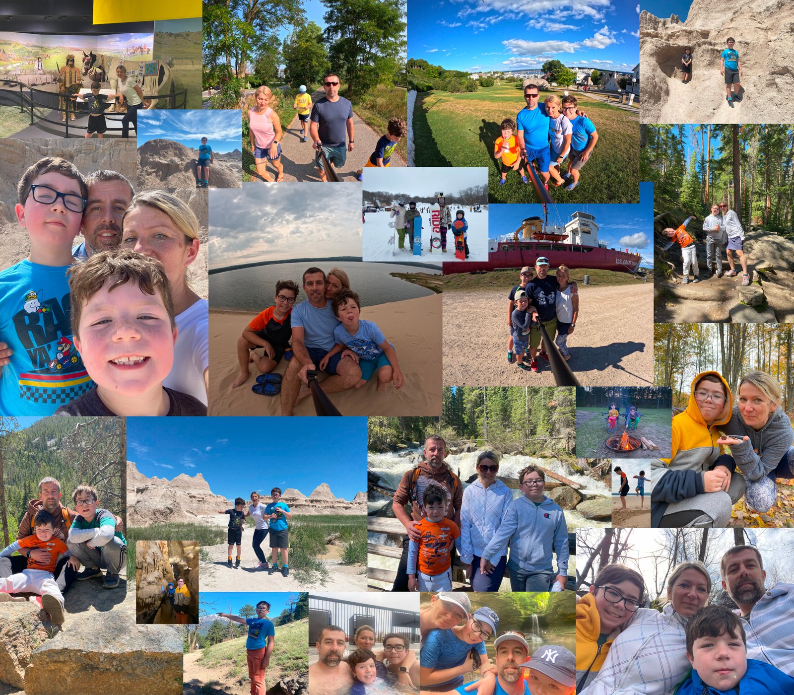 Compilation of Adventurous Family Photos Compilation of Adventurous Family Photos