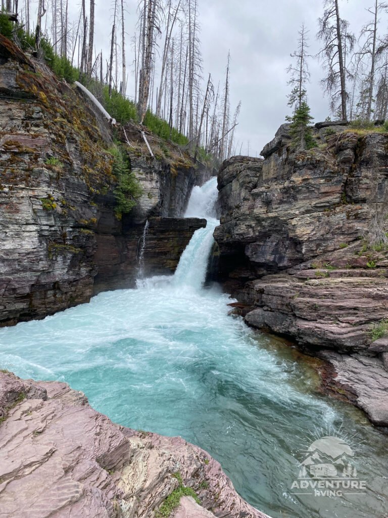 Glacier NP waterfalls