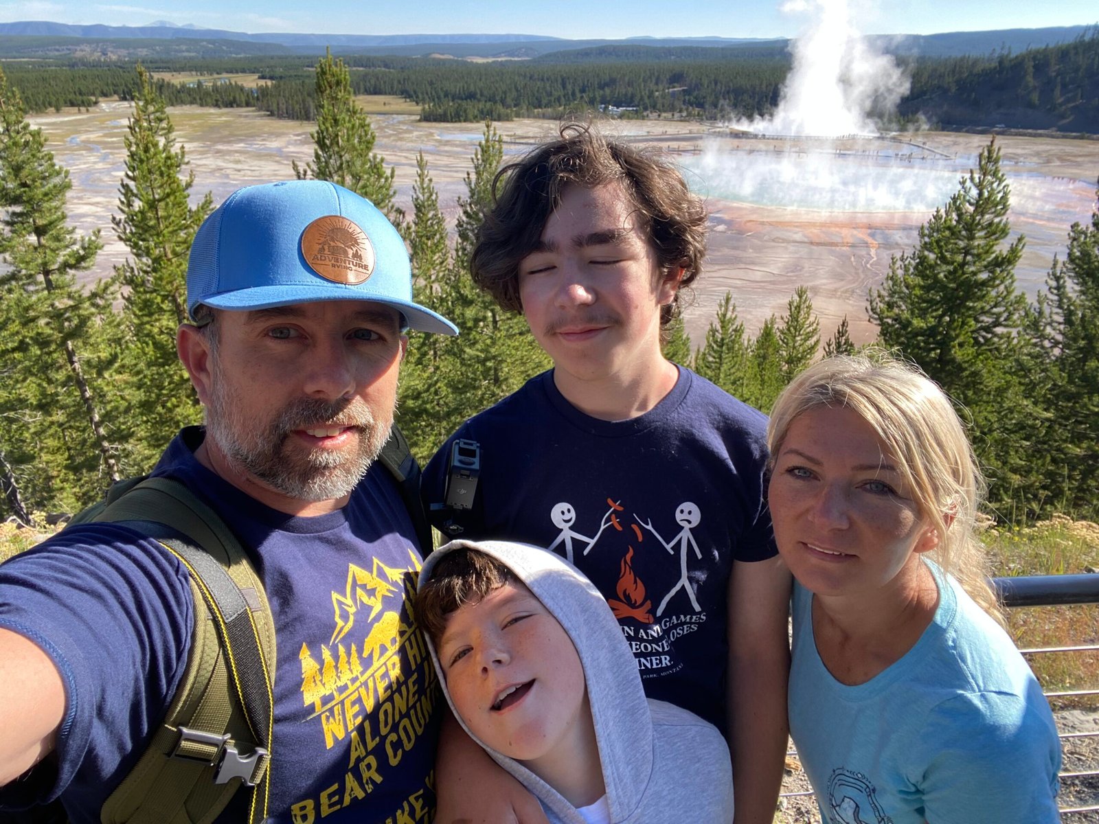 Grand Prismatic Spring Grand Prismatic Spring Overlook at Yellowstone National Park