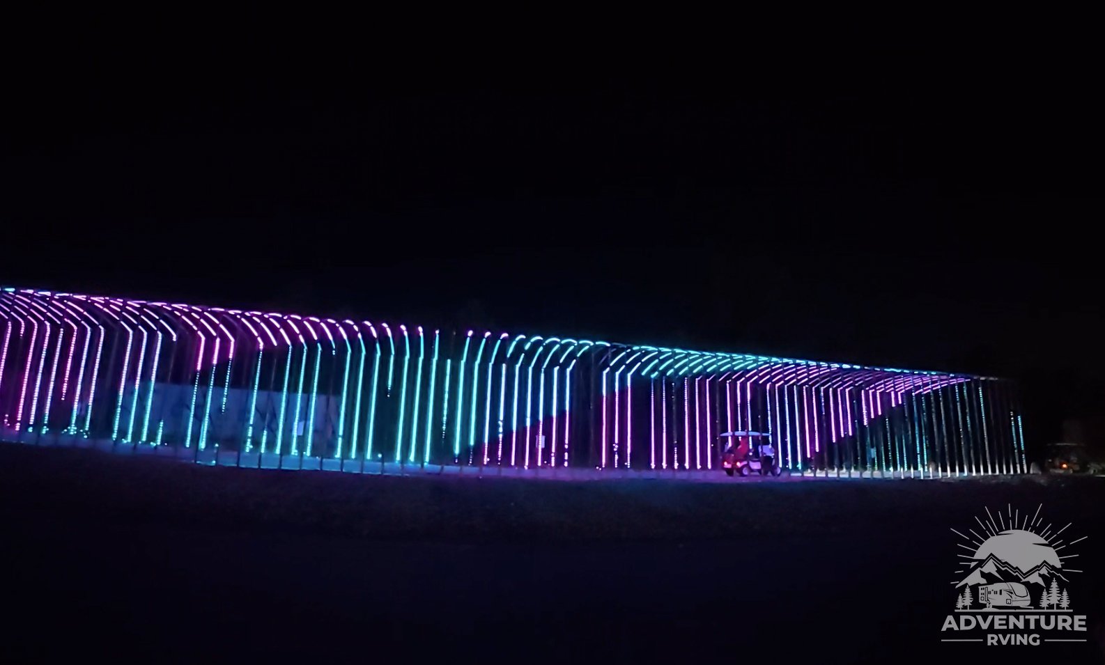 Light Tunnel at Jogi Bear Caledonia